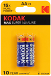 Элемент питания LR6 (АА) алкалиновый бл.2шт МАХ Kodak (2/40/200) Элемент питания LR6 (АА) алкалиновый бл.2шт МАХ Kodak (2/40/200)