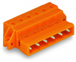 Клеммная колодка 27.5мм 10x1 0.08-2.5мм² 12А 630В термопласт оранжевый Wago