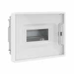 Щиток 8 мод встраиваемый для полых стен FRAME, белый, с прозрачной дверцей, с 2 шинами PEN на 8 и 6 отв. Щиток 8 мод встраиваемый для полых стен FRAME, белый, с прозрачной дверцей, с 2 шинами PEN на 8 и 6 отв.