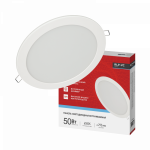 Панель светодиодный встраиваемая круглая RLP-VC 50Вт 230В 6500К 4000Лм 295мм белая IP40 IN HOME (1/20)
