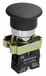 Кнопка Грибок LAY5-BC21 1з черная IEK (1/20/200) Кнопка Грибок LAY5-BC21 1з черная IEK (1/20/200)