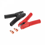 Зажим "крокодил" (черн+красн) 500А 200мм REXANT (2/20/100) Зажим "крокодил" (черн+красн) 500А 200мм REXANT (2/20/100)