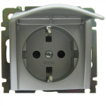 Розетка 1гн с З/К с крыш. с/у алюминий механизм винт.заж. 16А Valena Legrand (1/10) Розетка 1гн с З/К с крыш. с/у алюминий механизм винт.заж. 16А Valena Legrand (1/10)