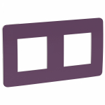 Рамка 2гн лиловый/белый Unica Studio Schneider Electric (5)