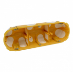 Коробка подрозетник 3гн с/у в г/к оранжевая п/л с мембраной 68х209х50 KOPOS (30/30/30) Коробка подрозетник 3гн с/у в г/к оранжевая п/л с мембраной 68х209х50 KOPOS (30/30/30)