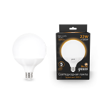 Лампа светодиод 22Вт Шар G125 Е27 3000К 1800Лм матовая Gauss Black (1/20) Лампа светодиод 22Вт Шар G125 Е27 3000К 1800Лм матовая Gauss Black (1/20)