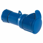 Розетка силовая кабельная переносная 2P 32А 220-230 в (50+60 гц) синяя пластик ip44 Schneider Electric PRATIKA Розетка силовая кабельная переносная 2P 32А 220-230 в (50+60 гц) синяя пластик ip44 Schneider Electric PRATIKA