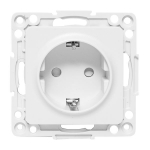 Розетка 1гн с З/К шторки с/у белый механизм 16А винт.клеммы Стокгольм EKF PROxima