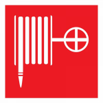 Знак наклейка "Пожарный кран"200х200 мм Rexant (5/5)