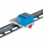 Зажим клеммный проходной 28.8мм размер ячейки 26.4мм на DIN-рейку 1 уровень сечение провода 2.5мм² 24А 690В термопласт DKC (ДКС) Зажим клеммный проходной 28.8мм размер ячейки 26.4мм на DIN-рейку 1 уровень сечение провода 2.5мм² 24А 690В термопласт DKC (ДКС)