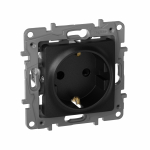 Розетка 1гн с З/К шторки с/у антрацит винт.клем. механизм 16А Etika Legrand (1/20) Розетка 1гн с З/К шторки с/у антрацит винт.клем. механизм 16А Etika Legrand (1/20)