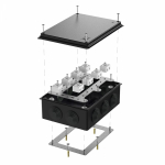 Коробка огнестойкая для о/п 40-0320-FR10.0-16 Е15-Е120 RAL9005 200х150х75 (5 шт/кор) Промрукав
