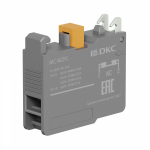 Вспомогательный контакт крепление к основанию/полу 6А 0НО 1НЗ 1переключающ. DKC (ДКС)
