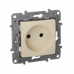 Розетка 1гн без З/К шторки с/у крем винт.клем. механизм 16А Etika Legrand Розетка 1гн без З/К шторки с/у крем винт.клем. механизм 16А Etika Legrand