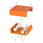 Коробка металлическая огнестойкая 70-0370-FR6.0-12 Е15-Е120 130х130х35 Промрукав Коробка металлическая огнестойкая 70-0370-FR6.0-12 Е15-Е120 130х130х35 Промрукав
