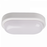 Светильник светодиод герметичный СПП 12Вт овал 4000К поликарбонат IP65 ЖКХ / БАННИК PBH-PC2-OA Jazzway (1/10)