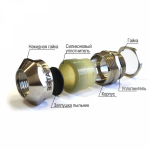 Кабельный ввод ВК1-ЛС-М25-12-L8 IP66/IP67/IP68 ГОФРОМАТИК (ЗЭТАРУС)