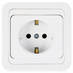 Makel Mimoza бел/бел розетка с/з Makel Mimoza бел/бел розетка с/з