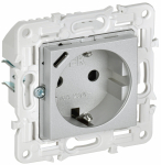 Розетка 1гн с З/К+USB C шторки с/у серебряный механизм 16А 18Вт SK-R17S SKANDY IEK (1/10/100)