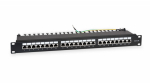 WRline Патч-панель 19"(1U), 24 порта RJ-45 полностью экранированная, категория 5e, Dual IDC, цвет черный WRline Патч-панель 19"(1U), 24 порта RJ-45 полностью экранированная, категория 5e, Dual IDC, цвет черный