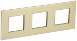 Рамка 3гн металл шампань SK-F33Sh SKANDY IEK (1/10/100)