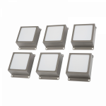 Светильник светодиодный ДВО PPL 089/G OPAL 42W 6500K GREY IP40 /компл./ "Грильято" 100*100мм "Домино" Jazzway Светильник светодиодный ДВО PPL 089/G OPAL 42W 6500K GREY IP40 /компл./ "Грильято" 100*100мм "Домино" Jazzway