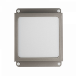 Светильник светодиодный ДВО PPL 089/G OPAL 9W 4000K GREY IP40 "Грильято" 100*100мм "Домино" Jazzway Светильник светодиодный ДВО PPL 089/G OPAL 9W 4000K GREY IP40 "Грильято" 100*100мм "Домино" Jazzway