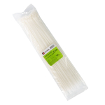 Хомут кабельный (стяжка) 400ммx4.8мм с внутр. зубчатым зацеплением пластик белый макс.d охвата105мм Fortisflex Хомут кабельный (стяжка) 400ммx4.8мм с внутр. зубчатым зацеплением пластик белый макс.d охвата105мм Fortisflex