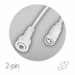 Кабель соединительный для линейного светильника ЭРА Cable-DCWP-2pin (PP2)-M15-MF-1m 1 м Кабель соединительный для линейного светильника ЭРА Cable-DCWP-2pin (PP2)-M15-MF-1m 1 м