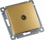 Оконечная розетка механизм скрыт. уст-ки винт. крепление золото HEGEL Оконечная розетка механизм скрыт. уст-ки винт. крепление золото HEGEL