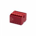 Зажим клеммный проходной 28.8мм размер ячейки 31.6мм 1 уровень сечение провода 2.5мм² 24А 690В термопласт DKC (ДКС) Зажим клеммный проходной 28.8мм размер ячейки 31.6мм 1 уровень сечение провода 2.5мм² 24А 690В термопласт DKC (ДКС)