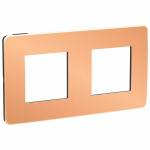 Рамка 2-пост. пластик горизонт. и вертик., IP21 Unica NEW SE