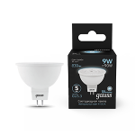 Лампа светодиод 9Вт GU5.3 4100К 830Лм MR16 Gauss Black (1/10/100) Лампа светодиод 9Вт GU5.3 4100К 830Лм MR16 Gauss Black (1/10/100)