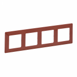 Рамка 4гн терракота Valena LIFE Legrand Рамка 4гн терракота Valena LIFE Legrand