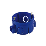 Коробка установочная D65x45мм для скрытого монтажа в полых стенах (с саморезами, с пластик.) CHINT (1)