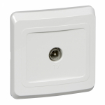 Розетка 1гн ТВ оконечная с/у белый Этюд Systeme Electric (1/12/120) Розетка 1гн ТВ оконечная с/у белый Этюд Systeme Electric (1/12/120)