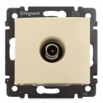 Розетка 1гн ТВ оконечная с/у крем механизм Valena DIY Legrand