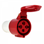 Розетка переносная силовая ССИ-234 3Р+РЕ 63А 380В о/у силовая IP67 EKF (1/2/10) Розетка переносная силовая ССИ-234 3Р+РЕ 63А 380В о/у силовая IP67 EKF (1/2/10)