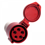 Розетка переносная силовая ССИ-235 3Р+РЕ+N 63А 380В о/у силовая IP67 ЭКФ (1/2/10) Розетка переносная силовая ССИ-235 3Р+РЕ+N 63А 380В о/у силовая IP67 ЭКФ (1/2/10)