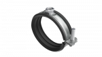 Хомут быстрой фиксации с изоляцией с гайкой М8 для труб d 2"