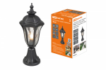 Светильник садово-парковый "Вена" 60 Вт, стойка, алюм., прозрачное/черный, Е27, TDM Светильник садово-парковый "Вена" 60 Вт, стойка, алюм., прозрачное/черный, Е27, TDM