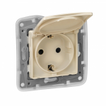 Розетка 1гн с З/К с крыш. шторки с/у крем безвинт.клем. механизм 16А IP44 Etika Legrand (1/10) Розетка 1гн с З/К с крыш. шторки с/у крем безвинт.клем. механизм 16А IP44 Etika Legrand (1/10)