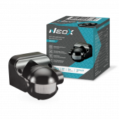 Датчик движения 009 черный 1200Вт 180гр 12м накладной IP44 NEOX (1/50)