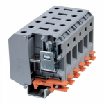 Зажим клеммный проходной 70.5мм размер ячейки 20мм на DIN-рейку/G-рейка 1 уровень сечение провода 70мм² 150А 1000В термопласт DKC (ДКС) Зажим клеммный проходной 70.5мм размер ячейки 20мм на DIN-рейку/G-рейка 1 уровень сечение провода 70мм² 150А 1000В термопласт DKC (ДКС)