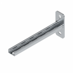 Консоль настенная 550x50x125 сталь оцинкованное цвет серый ПРОМРУКАВ Без серии Консоль настенная 550x50x125 сталь оцинкованное цвет серый ПРОМРУКАВ Без серии