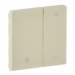 Лицевая панель светорегулятора кнопочного с/у крем Valena LIFE.(1)