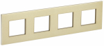 Рамка 4гн металл шампань SK-F34Sh SKANDY IEK (1/10/100)