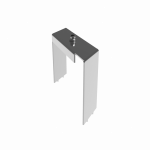 Крепление горизонтальный и вертикальный встраиваемый монтаж в ГКЛ для Universal-Line 1 шт