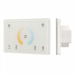 Панель Sens SMART-P81-MIX White (230V, 4 зоны, 2.4G) (ARL, IP20 Пластик, 5 лет)