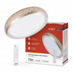 Светильник светодиод 75Вт 3000-6500K 6000Лм 500х120мм c пультом ДУ COMFORT HONEY IN HOME (1/5)